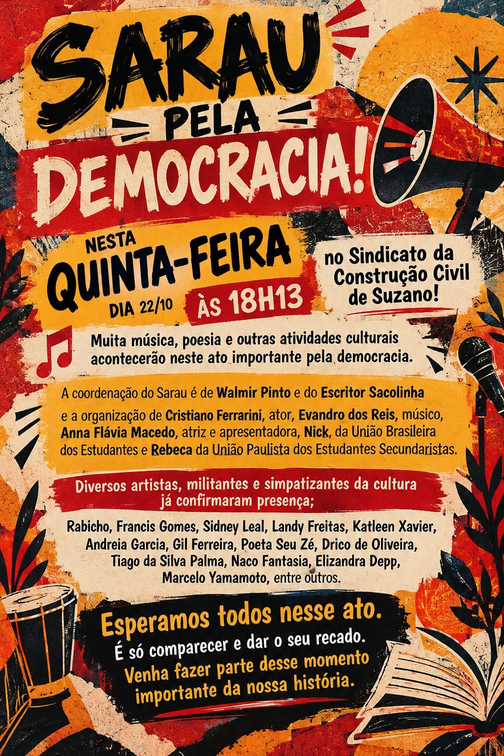 Sarau pela Democracia