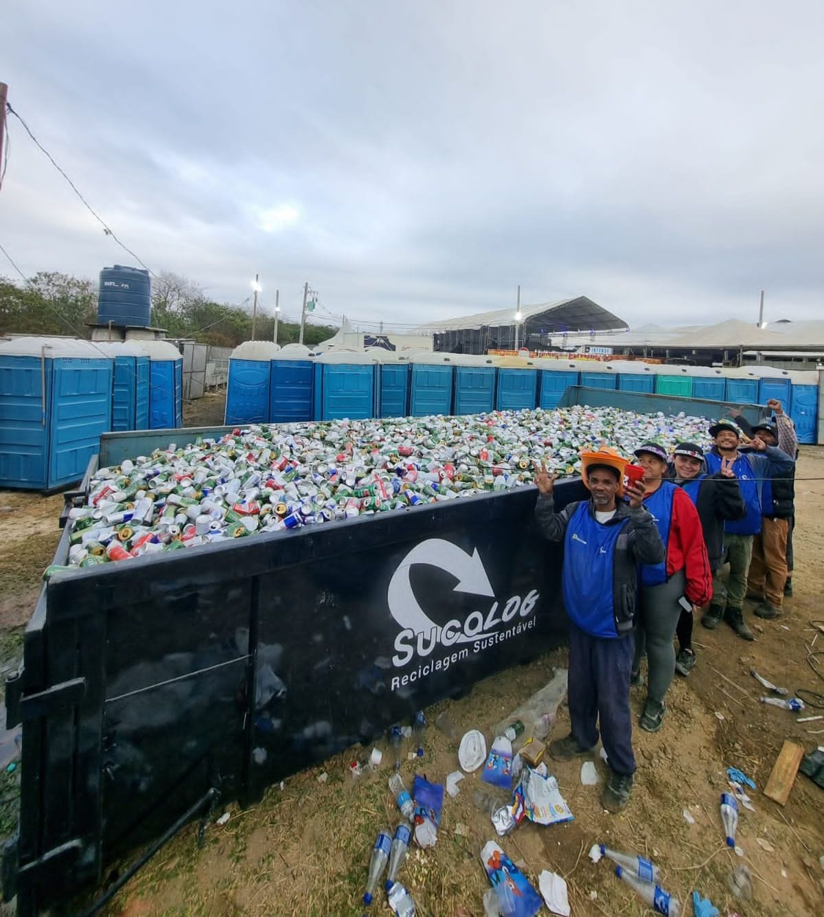 Troca solidária para o Itaquá Rodeio Fest supera a doação de mais de 300 quilos de recicláveis