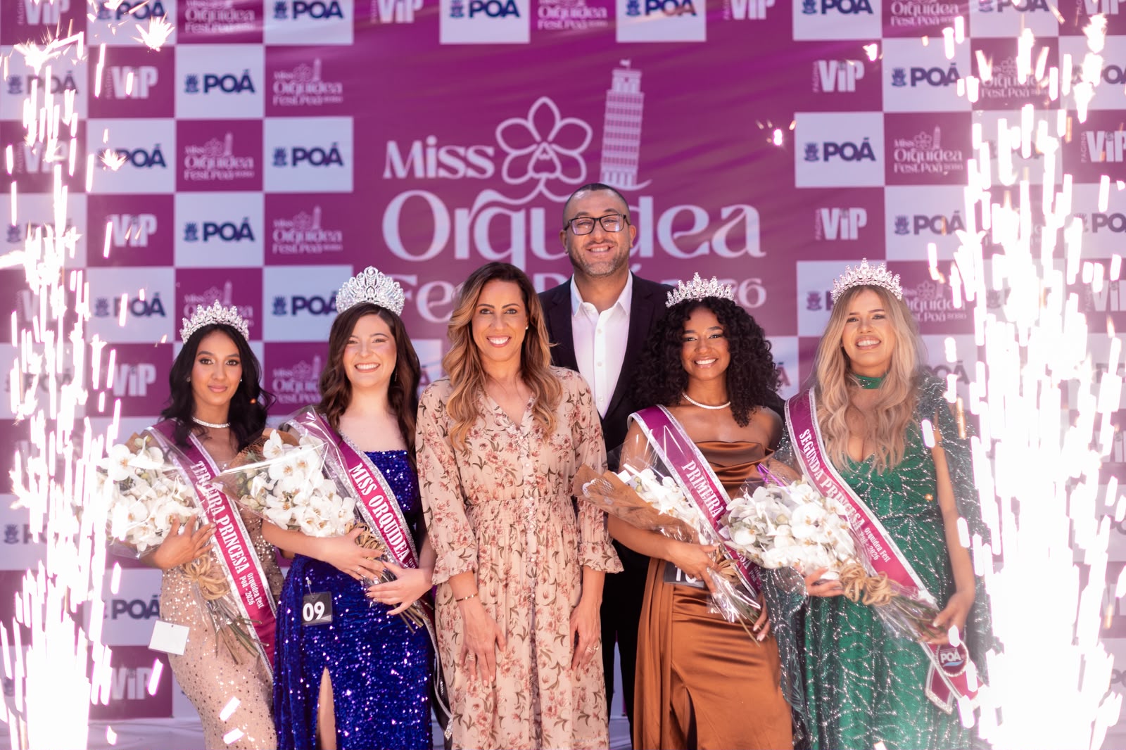 Saulo Souza mantém tradição e Poá coroa nova Miss Orquídea