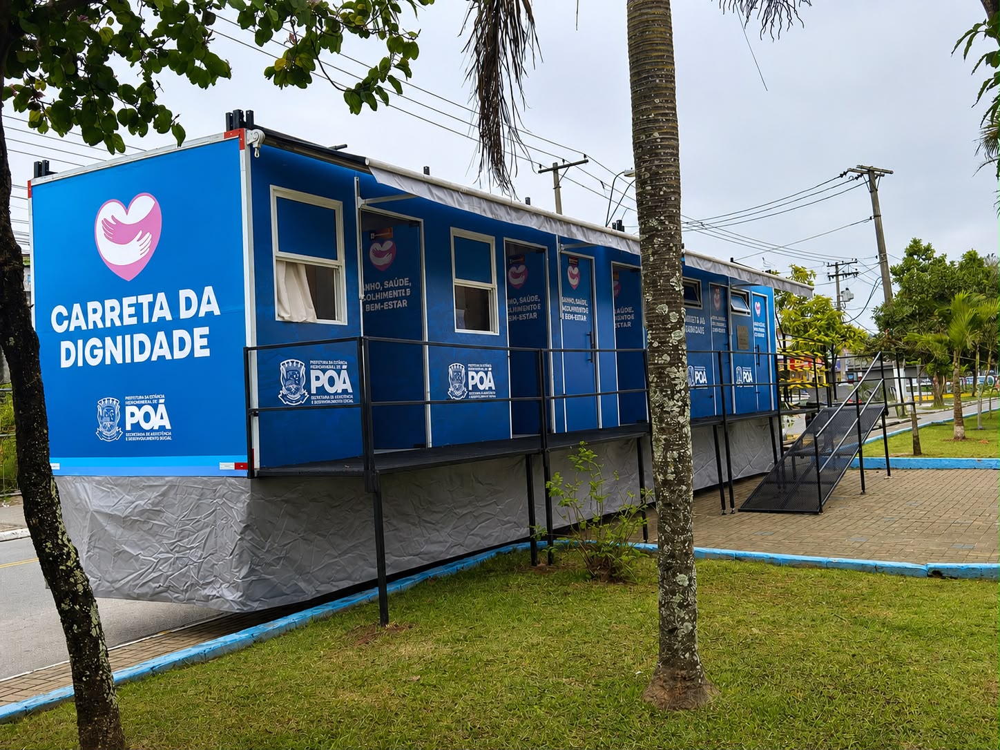 Carreta da Dignidade inicia atendimentos em Poá e deve beneficiar mais de mil pessoas em situação de vulnerabilidade social