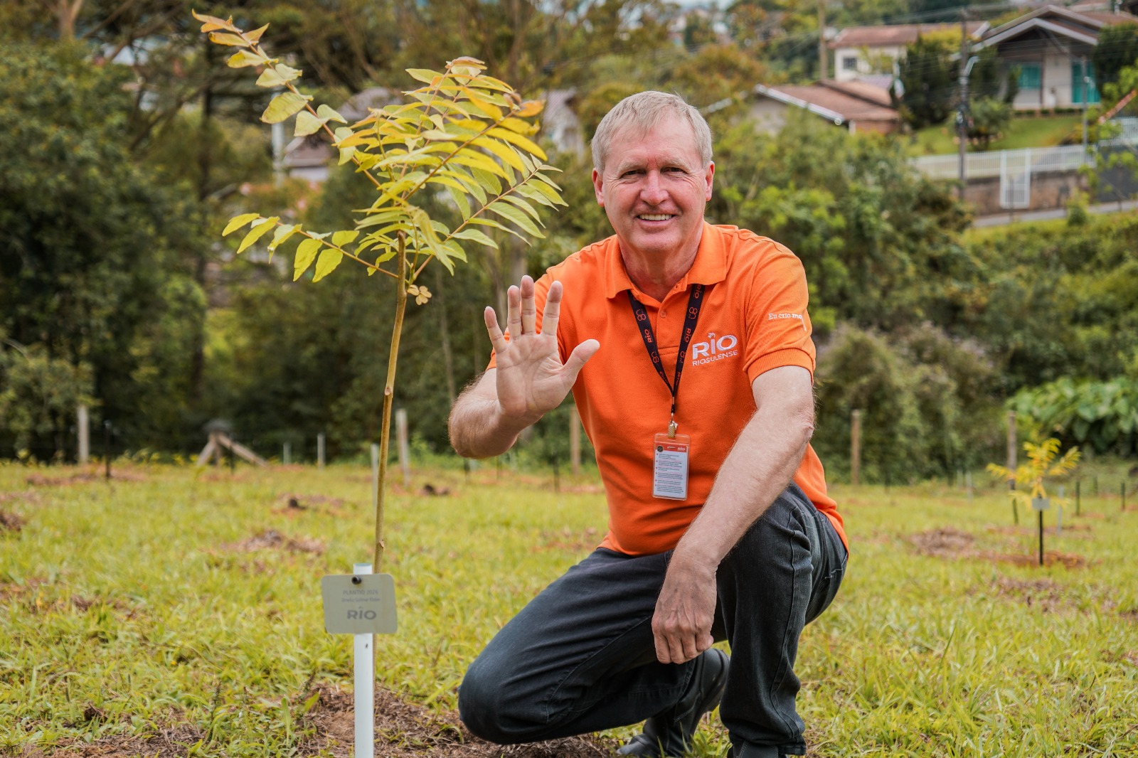 Projeto Plantio Comemorativo: empresa RIO celebra  80 anos cultivando um legado de sustentabilidade  e de valorização das pessoas