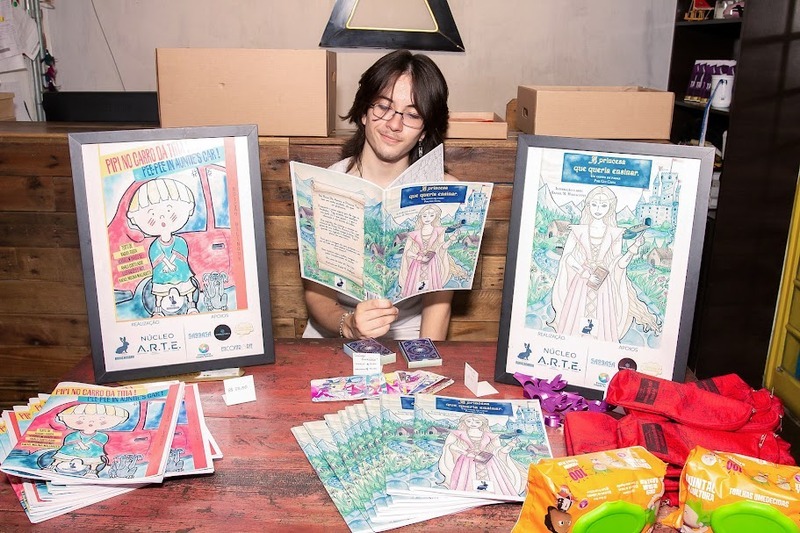 O escritor e artista Giu Cota lança livro infantil aos 15 anos