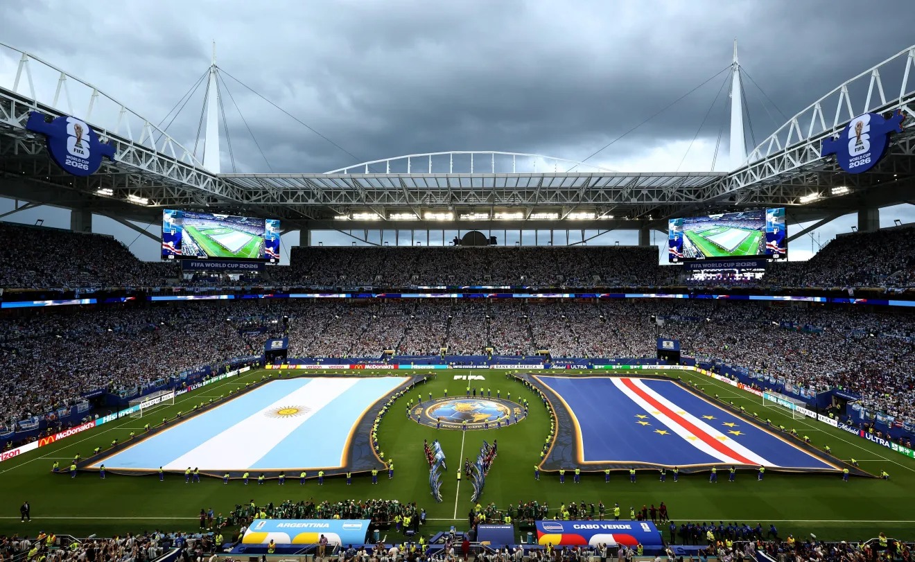 Hard Rock Stadium, em Miami, palco do confronto entre Argentina e Cabo Verde • Megan Briggs/Getty Images