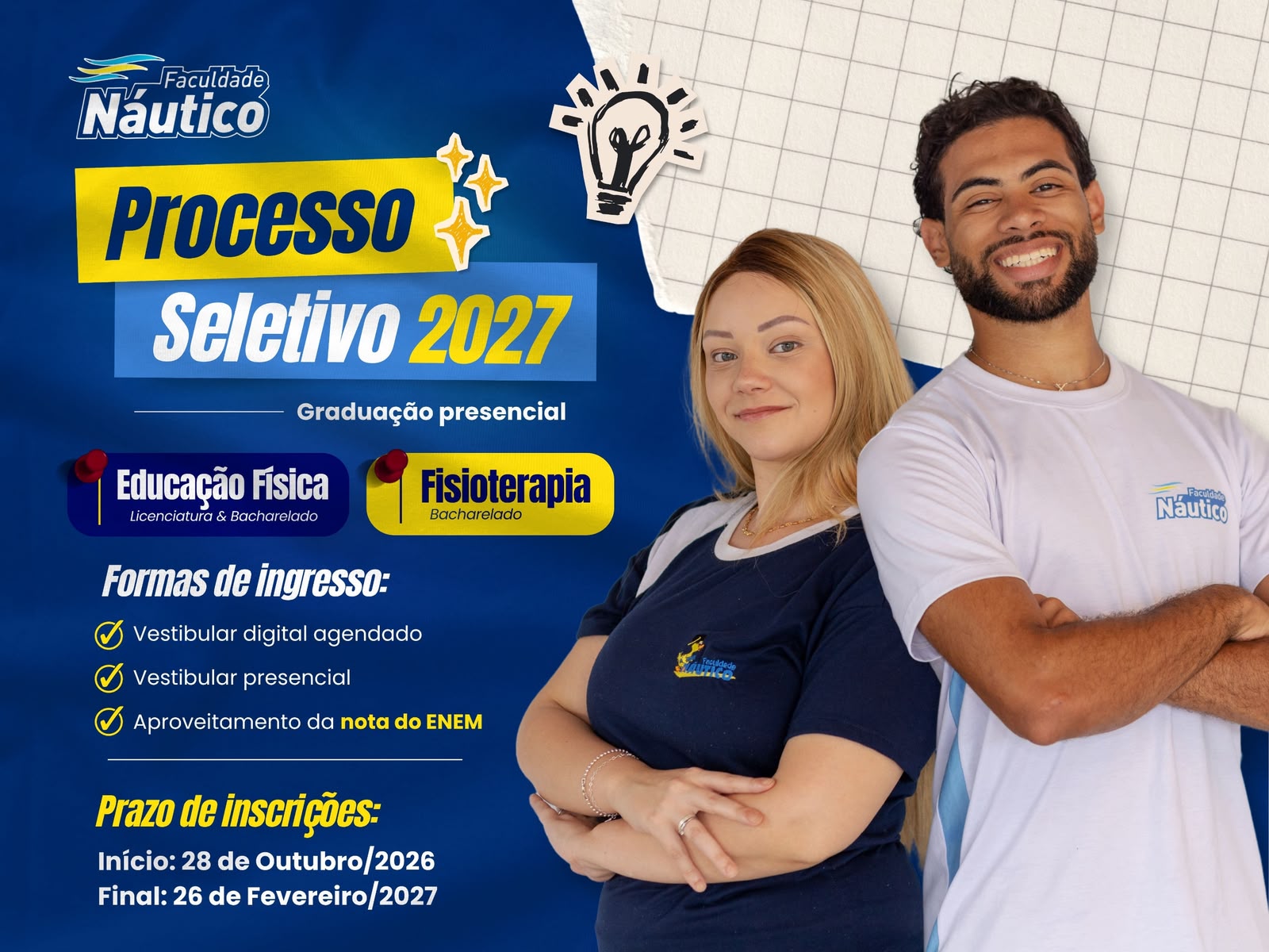 Faculdade do clube náutico mogiano abre inscrições para processo seletivo 2027