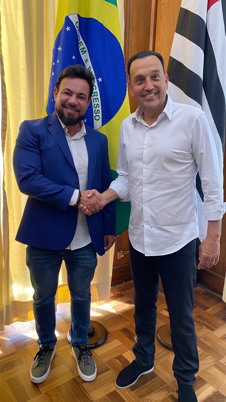 Secretário de Habitação de Poá reforça parceria com Estado em reunião com vice-governador Felicio Ramuth