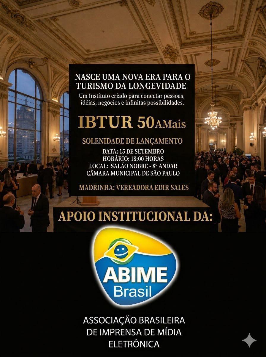 IBTUR 50 Amais será lançado oficialmente em São Paulo com foco no turismo para a longevidade