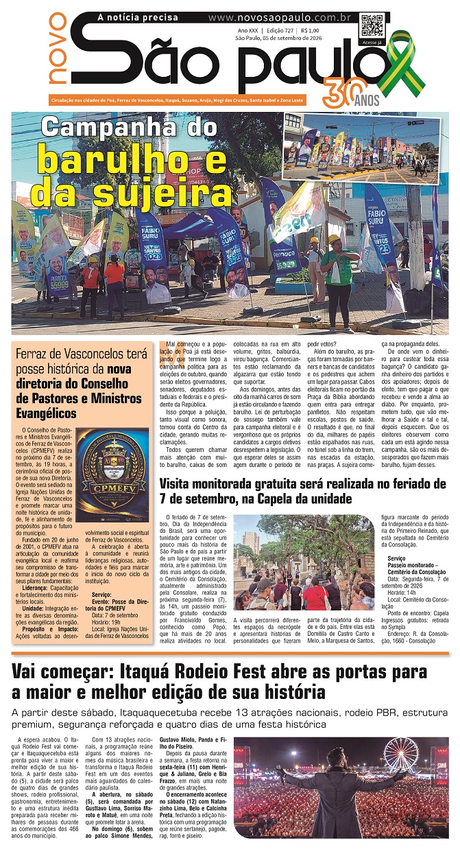 Edição 727 - 05/09/2026